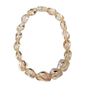 งานหัตถกรรมคุณภาพพรีเมี่ยมกันน้ำเครื่องประดับแฟชั่นทำมือลูกปัดเรซินสีเหลืองอำพันชุดต่างหูสร้อยคอในสไตล์นางฟ้า - Product Image 5