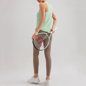 เสื้อยืดเล่นเทนนิสสำหรับผู้หญิงเสื้อกล้ามเล่นกีฬาเล่นยิมเล่นกีฬาทำจากโพลีเอสเตอร์ออกแบบได้ตามที่ต้องการฤดูร้อน - Product Image 4