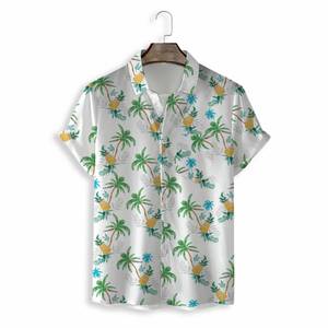 Camisa Hawaiana Aloha de Playa para Hombre, Diseño Personalizado a la Moda 2025, Transpirable, 100% Algodón, Manga Corta con Botones - Product Image 1