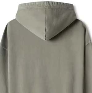 OEM Sweat à capuche classique à fermeture éclair pour hommes 100% coton respirant à fermeture éclair Designer Streetwear de qualité supérieure pour hommes pour l'hiver fabriqué - Product Image 4