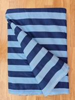 Tela Estampada a Mano con Rayas, 100% Algodón, Ecológica, Transpirable, de Peso Medio, Ideal para Bolsas, Cortinas, Camisas, Niños y Niñas, Superventas