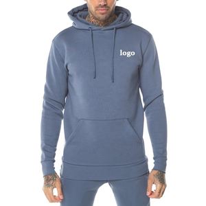 Survêtements pour hommes en coton 100% de qualité supérieure, à capuche, pour l'extérieur, couleur unie, sur mesure, confortables, pour adultes - Product Image 2