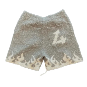 Pantalones cortos de mohair de alta calidad para hombre, ropa deportiva, pantalones cortos de mohair, pantalones cortos de mohair con estampado de pantalla de punto para hombre, venta al por mayor, personalizados - Product Image 6