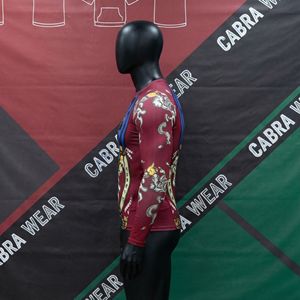 Rashguard Personalizado para Grappling |   Serigrafía |   Tela de Spandex/Poliéster |   Transpirable de Secado Rápido |   Ecológico |   Camiseta Completa para Hombre - Product Image 5