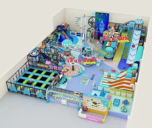 Ifun nuovo Design 3D grande parco giochi per bambini adulti di alta qualità al coperto per bambini Soft Play attrezzature per parco giochi a Guangzhou