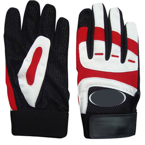 Hot Sale New Design Real Leather Left <b>Hand</b> Softball Batting Gloves Strong <b>Grip</b> Size Kids Youth Adult - Product Image 2