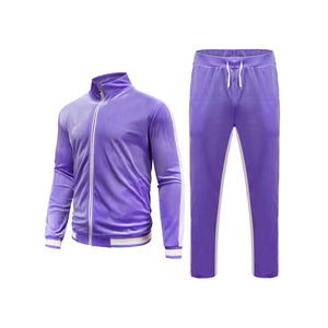 ชุดวิ่งใส่ได้ทั้งชายและหญิงเสื้อแขนยาวเสื้อสเวตเชิ้ตและกางเกงขายาวสำหรับฤดูใบไม้ผลิชุดวอร์ม2ชิ้นสำหรับใส่เล่นกีฬาไซส์พิเศษจากโรงงาน - Product Image 3