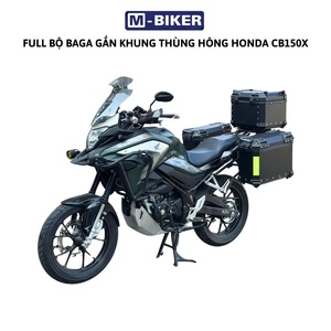 แร็คท้ายอลูมิเนียมพร้อมโครงกระเป๋าข้างสำหรับรถฮอนด้า ซีบี150เอ็กซ์ - Product Image 3