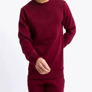 Top Selling Durable Material High Quality Winter Casual Solid 100% Cotton Men <b>Sweat</b> Suits <b>Sets</b> Quick Dry Lightweight Breathable - Product Image 2