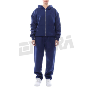 Baggy Jogging survêtement pour femmes vêtements de sport personnalisés deux pièces ensemble avec sweat à capuche et pantalon de survêtement décontracté coupe décontractée tenue confortable - Product Image 6