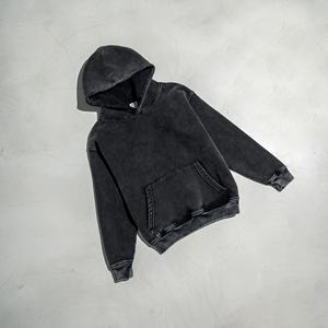 Sudadera con capucha de gran tamaño personalizada de alta calidad, Sudadera con capucha de lana gruesa con hombros caídos, Lisa en blanco, personalizada - Product Image 4