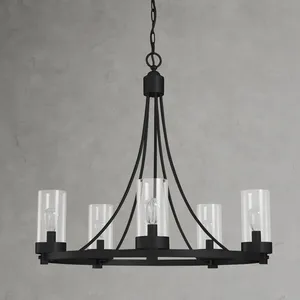 Dernier lustre à lumière Design Antique, ampoules à 4 Led revêtues de noir, meilleur prix, bonne qualité, décoration de la maison à quantité minimale de commande - Product Image 6