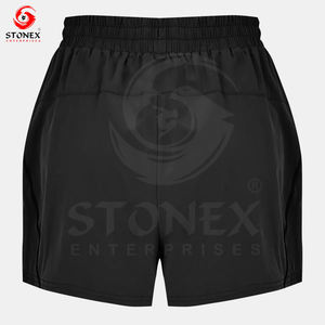 Shorts Deportivos de Cintura Alta con Logotipo Personalizado, Transpirables, Elásticos, de Secado Rápido, para Entrenamiento y Fitness Femenino - Product Image 2