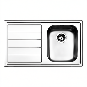 Fregadero Apell de 1 Tazón (86x50cm) LINEAR de Acero Inoxidable Cepillado para Cocina, por Appell - Product Image 2