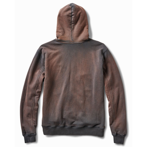 2025 hiver blanc fermeture éclair personnalisé lavé à l'acide en détresse surdimensionné poids lourd 100% coton écologique Streetwear à capuche pour hommes - Product Image 2