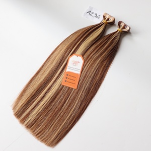 Fábrica al por mayor doble cinta dibujada extensiones de cabello humano personalizar Color 100% extensiones de cabello Remy de larga duración - Product Image 1