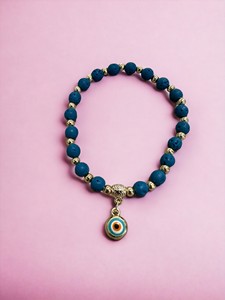 DAFNI BIG PAZAR Bracelet élastique en perles de pierre, différents modèles, cadeau unisexe, fabriqué à Istanbul, numéro de modèle 44 - Product Image 4