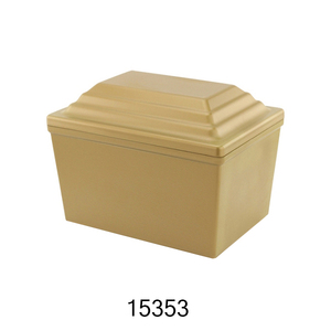 Urne funéraire en aluminium de haute qualité pour cendres de crémation, conçue avec un couvercle sécurisé et une forme élégante pour un hommage durable - Product Image 5