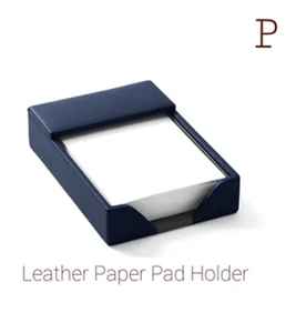 Plateau de rangement de documents en papier A4 en cuir Organisateur de bureau en bois pour magazines et lettres pour bureaux d'usine - Product Image 3