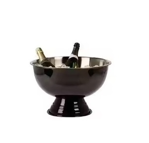 Beverage Cooler Chiller Ice <b>Bucket</b> Handcrafted Minimalist Durable Quality Vintage Finished Beverage Tubs Bar Decorative - Product Image 5