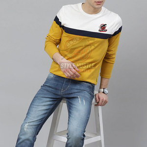 Camisetas de Manga Larga para Hombre, Último Modelo, MOQ Bajo, Tela Suave, Nuevo Diseño - Product Image 4