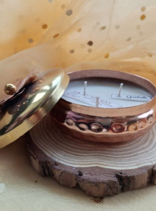 โลหะสีขาวตอกขวดเทียนหอมขี้ผึ้งถั่วเหลืองด้วยผงดอกไม้เคลือบขวดน้ําหอมที่น่าทึ่งสูงสําหรับตกแต่งบ้าน - Product Image 5