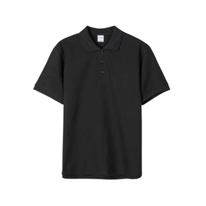 Prix de gros 100% coton Premium à manches courtes grande taille polos pour hommes décontractés polos de golf unis pour hommes - Product Image 2