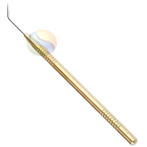 Rehausseur de cils en acier inoxydable noir mat de qualité supérieure, logo personnalisé, outil de beauté réutilisable, outils de rehaussement de cils noir mat de luxe - Product Image 2