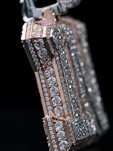 Colgante de Plata de Ley 925 con Incrustaciones de Moissanita, Corte Personalizado, Estilo Hip Hop, para Hombre - Product Image 3