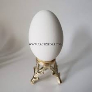 Estante de lujo para huevos de Material de latón pulido dorado de primera calidad, diseño admirable, regalo de boda, decoración de cocina, estante de almacenamiento de huevos - Product Image 4