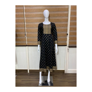 NOUVELLES ROBES DE CRÉATEURS INDIENS PAKISTANÉS BRODERIE/ROBE LONGUE ANARKALI SHALWAR KAMEEZ PRODUIT DE VENTE - Product Image 3