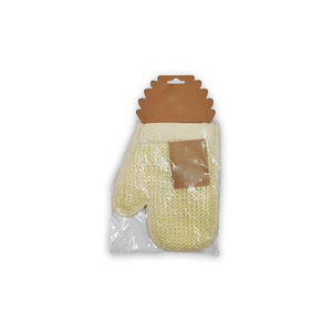 Guante de baño de sisal de poliéster 100% hecho a mano con Pulgar, depurador facial y corporal de entrega rápida, cepillos de baño hechos en pavo, esponjas, depuradores - Product Image 5