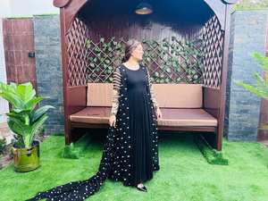 KOTI-GOWN แฟนซี georgette หนักออกแบบใหม่กับ dupatta - Product Image 6