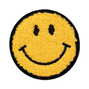 Patch brodé à forte demande, tissu sergé, patchs tendance, couleur jaune, nouvelle arrivée, nouvelle mode, patch brodé durable - Product Image 1