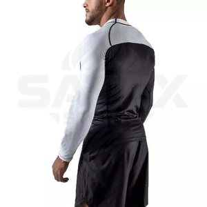 เสื้อรัดกล้ามเนื้อสำหรับฝึกซ้อมยิวยิตสู บีเจเจ เอ็มเอ็มเอ ระบายอากาศได้ดี แห้งเร็ว ป้องกันแสงแดด UPF50+ ผลิตจากผ้าสแปนเด็กซ์/ไนลอน เหมาะสำหรับการฝึกซ้อมมวยปล้ำและการต่อสู้ - Product Image 6