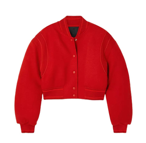 Blouson d'aviateur décontracté pour femmes à la mode OEM/ODM Blousons d'aviateur de style minimaliste d'usine Vêtements d'aviateur pour femmes - Product Image 1
