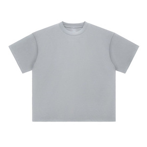 T-shirt surdimensionné de haute qualité pour hommes 100% coton Drop Shoulder Heavyweight Blank Streetwear pour hommes - Product Image 1