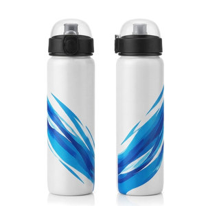 Fitness <b>Sports</b> <b>Water</b> <b>Bottle</b> Plastic Wide Opening Secure Screw Lid Durable Body Lightweight Eco-Friendly Boiling Safe - Product Image 1