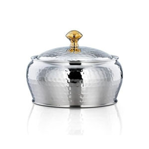 การออกแบบแฟนซีตกแต่งโต๊ะเสิร์ฟอาหารหม้อไฟ Chaffing จานอุ่นอาหารบุฟเฟ่ต์จานแสดงโดยซัพพลายเออร์อินเดีย - Product Image 4