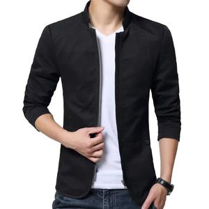Chaqueta de bombardero para hombre, chaqueta con cuello levantado para hombre, chaqueta ajustada para hombre, chaquetas informales, ropa de invierno para hombre, cortavientos fino de otoño - Product Image 3