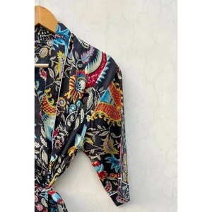 Robe Kimono en Coton Imprimée à la Main Style Bohème Taille Unique, Respirante et Légère pour l'Été et les Loisirs - Product Image 2