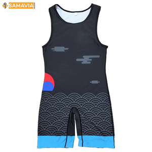 Ropa Deportiva Samavia para Lucha Libre, Antiencogimiento, Diseño Personalizado, Logotipo Frontal, Impresión Digital de Alta Calidad, 200gsm, Precio Bajo - Product Image 5