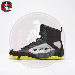 Chaussures de boxe de vitesse 2026, fournisseur fiable, fabrication sur mesure, respirantes, légères, antidérapantes, durables, vertes et noires, design haut de gamme - Product Image 2