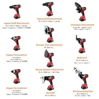 Chuyên Nghiệp 20V Đa-Chức Năng 12-Đầu Không Dây Điện Công Cụ Kết Hợp <span class=keywords><strong>Kit</strong></span> Phổ Biến Khoan Điện Thiết Lập OEM Hỗ Trợ Công Cụ Bộ - Product Image 4