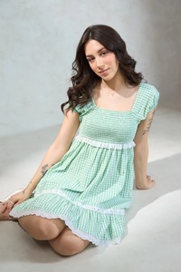 ชุดแม็กซี่เดรสลำลองพิมพ์ลายสไตล์อินเดียสำหรับผู้หญิงผ้าคอตตอนสไตล์โบฮีเมียนธรรมชาติเป็นมิตรกับสิ่งแวดล้อมสำหรับฤดูร้อน - Product Image 2