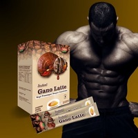 Café instantané Ganoderma 3 en 1, tendance du moment. Formulation d'extrait de café à partir de grains de café moulu. Saveurs douces et variées.