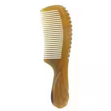 Peigne en corne pour cheveux Peigne Extension de cheveux Couleur pleine corne naturelle pour cheveux avec la meilleure qualité par croissant artisanat - Product Image 3