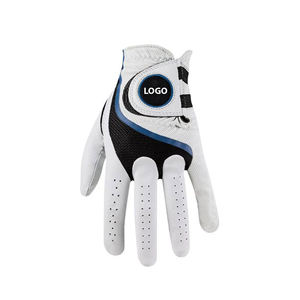 Guantes de golf de colores personalizados más vendidos Guantes de golf deportivos de talla grande de cuero derecho con agarre de piel de oveja a bajo precio al por mayor - Product Image 1