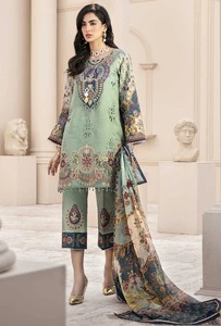Vente directe d'usine 2026 Robe décontractée pour femmes Toutes les couleurs Nouveau design Impression fantaisie personnalisée Broderie Salwar Kameez pour l'Inde - Product Image 4