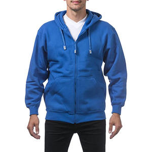 Sudadera con Capucha de Algodón para Hombre de Alta Calidad, con Cierre, Logotipo Personalizado, Ropa Deportiva, Sudadera Informal Cálida, OEM ODM, Ropa de Moda - Product Image 4